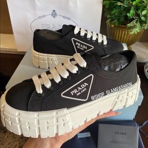 NEW Prada platform sneakers